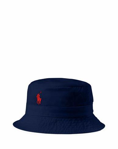 Polo Ralph Lauren Cotton Chino Bucket Hat Man Hat Midnight blue Cotton Cover