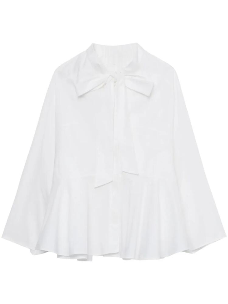 Enföld flared blouse - White Cover