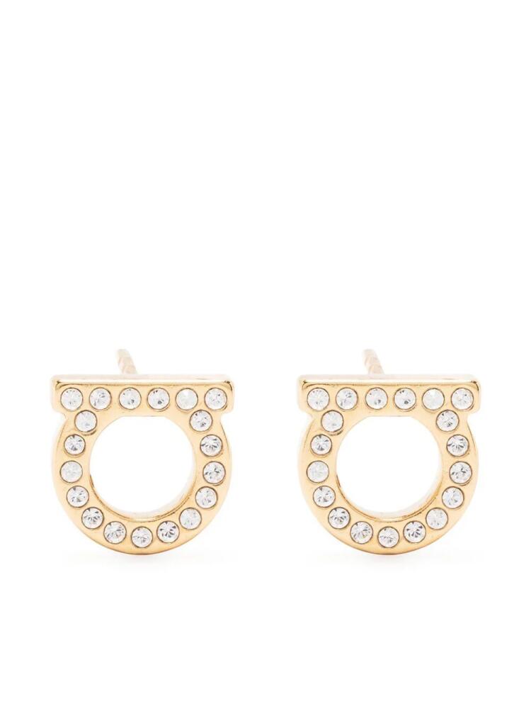 Ferragamo Gancini embellished earrings - Gold Cover