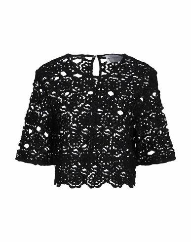 Isabelle Blanche Paris Woman Top Black Cotton Cover