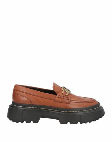 Hogan Woman Loafers Tan Leather Cover