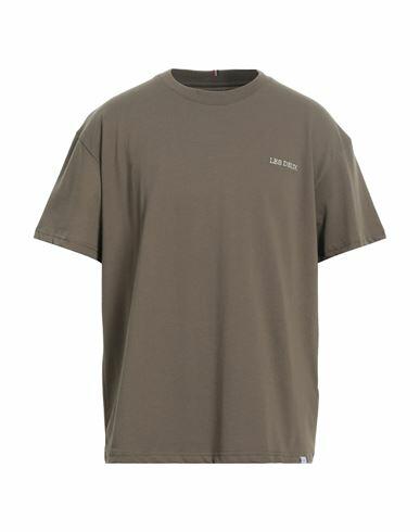 Les Deux Man T-shirt Khaki Recycled cotton, Recycled polyester Cover