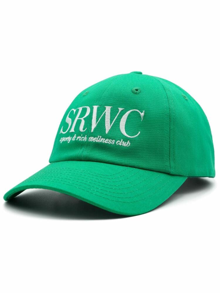 Sporty & Rich Upper East Side cotton cap - Green Cover