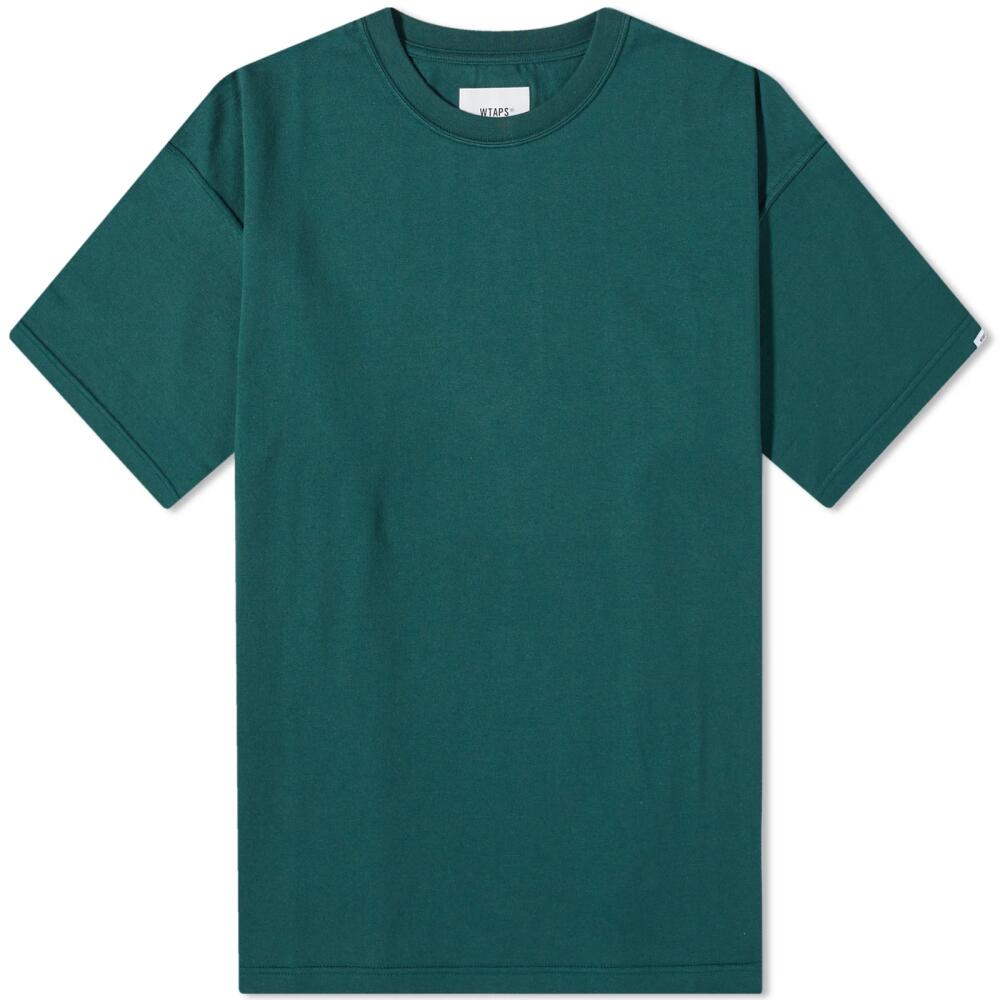 WTAPS Men's 26 Sleeve Tab T-Shirt in Green Cover