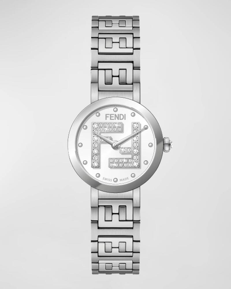 19mm Forever Fendi FF Diamond Bracelet Watch Cover