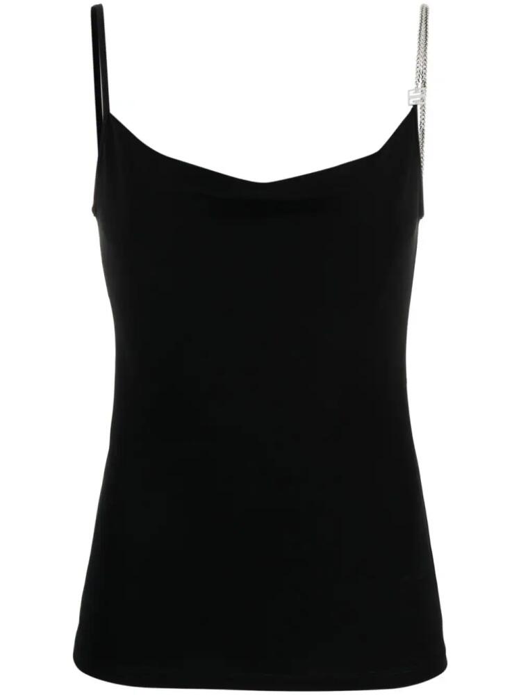 Givenchy 4G plaque-detailed spaghetti tank top - Black Cover