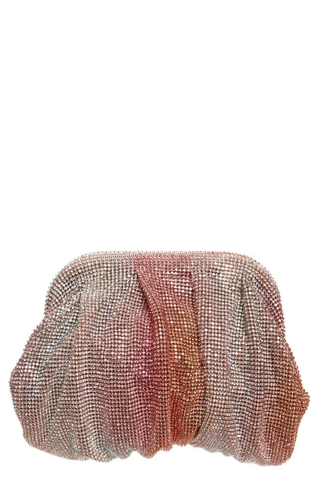 Benedetta Bruzziches La Petite Crystal Embellished Frame Clutch in Parigi Dalla Finestra Rosa Cover