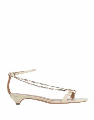 Vicenza) Woman Thong sandal Off white Soft Leather Cover