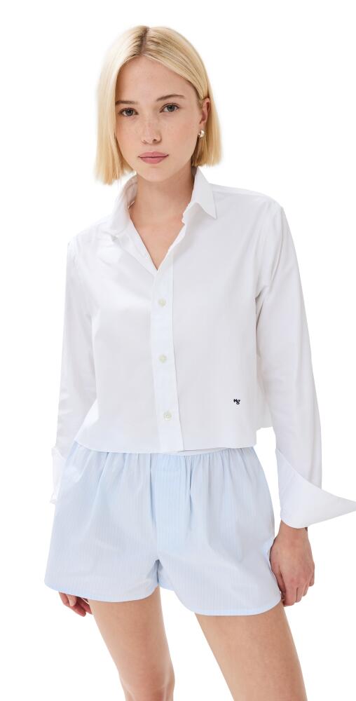 HOMMEGIRLS Cropped Shirt White Cover