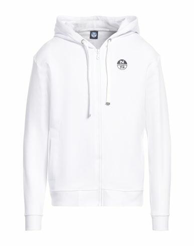 North Sails Man Sweatshirt White Cotton, Polyester Cover