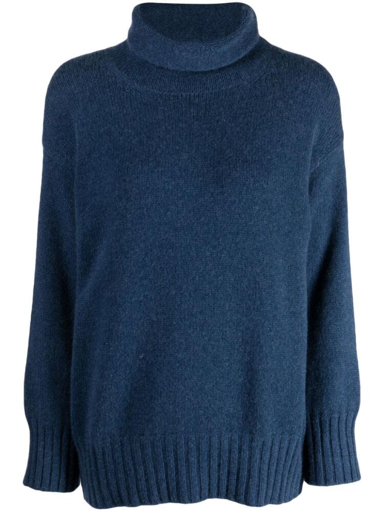 Pringle of Scotland roll-neck cashmere jumper - Blue Cover