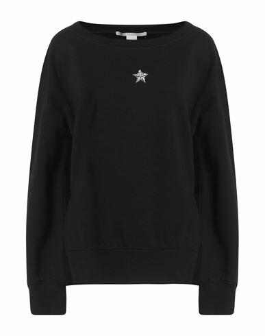 Stella Mccartney Woman Sweatshirt Black Cotton, Elastane Cover