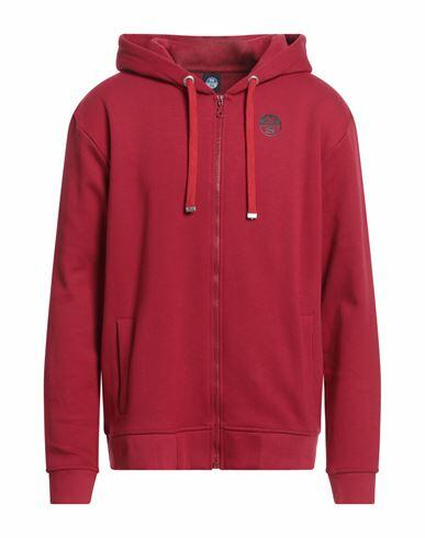 North Sails Man Sweatshirt Red Cotton, Polyester Cover