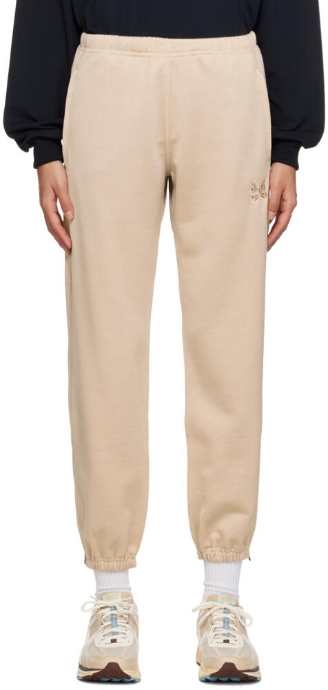 NEEDLES Tan Zipped Lounge Pants Cover