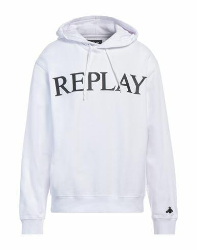 Replay Man Sweatshirt Beige Cotton Cover