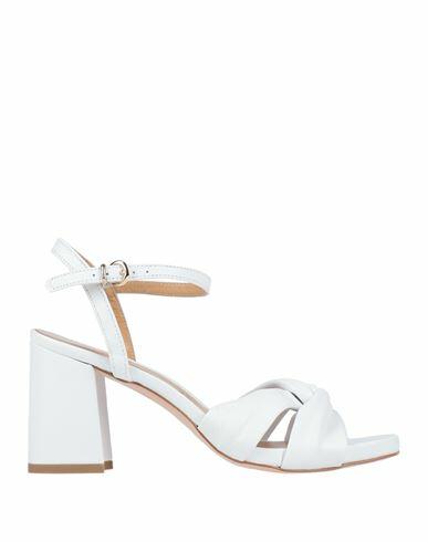 Paolo Mattei Woman Sandals White Soft Leather Cover