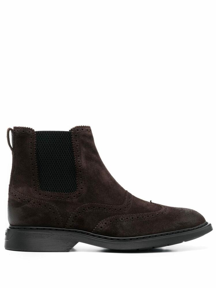 Hogan slip-on Chelsea boots - Brown Cover