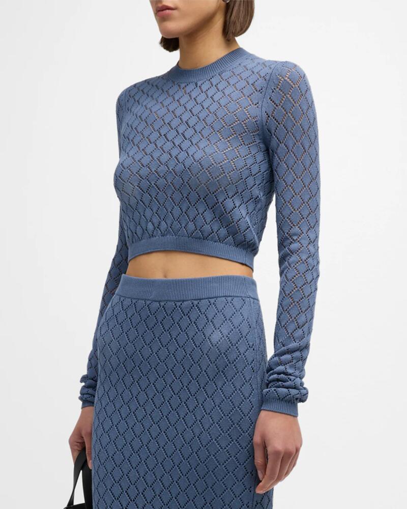 A.L.C. Brandi Pointelle Knit Top Cover