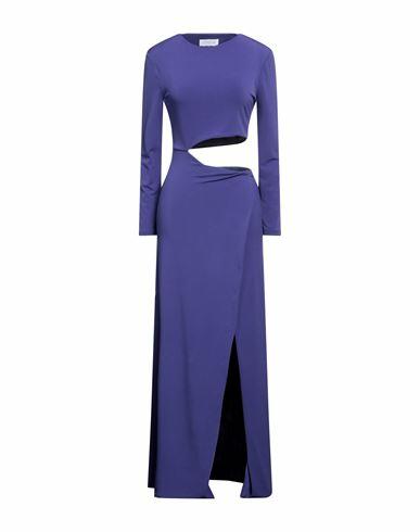 Cinqrue Woman Maxi dress Purple Polyester, Elastane Cover