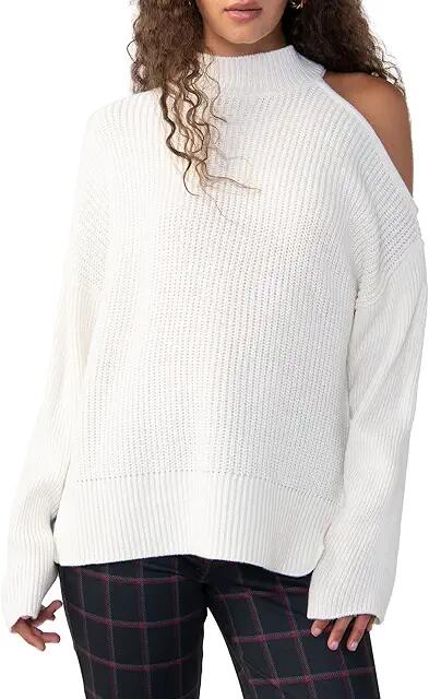 Sanctuary Cut It Out Sweater (Creme) Women's Clothing Cover