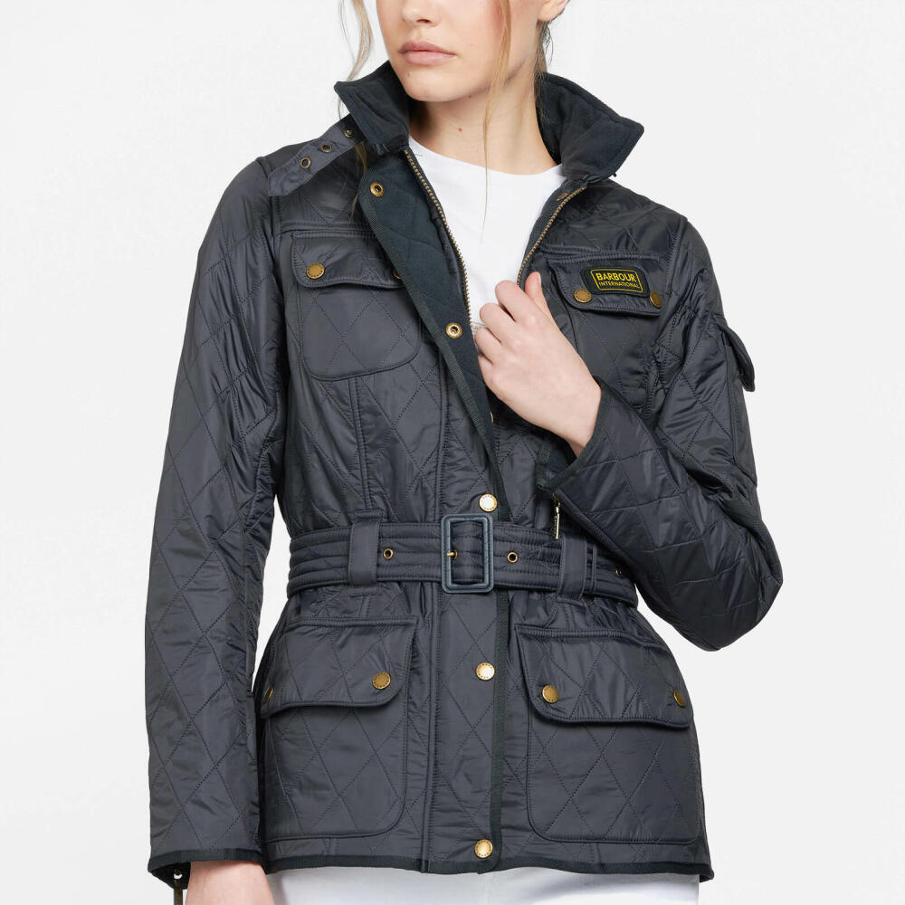 Barbour International Women's Polarquilt Jacket - Navy Cover