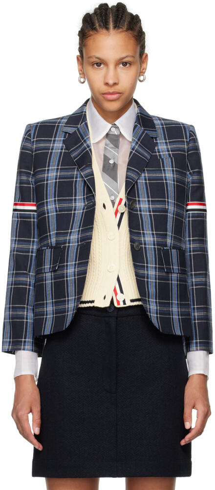 Thom Browne Navy Armband Blazer Cover