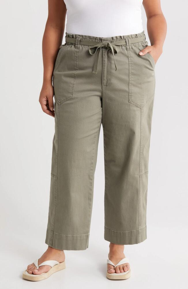 Wit & Wisdom Skyrise Paperbag Waist Ankle Pants in Laurel Oak Cover