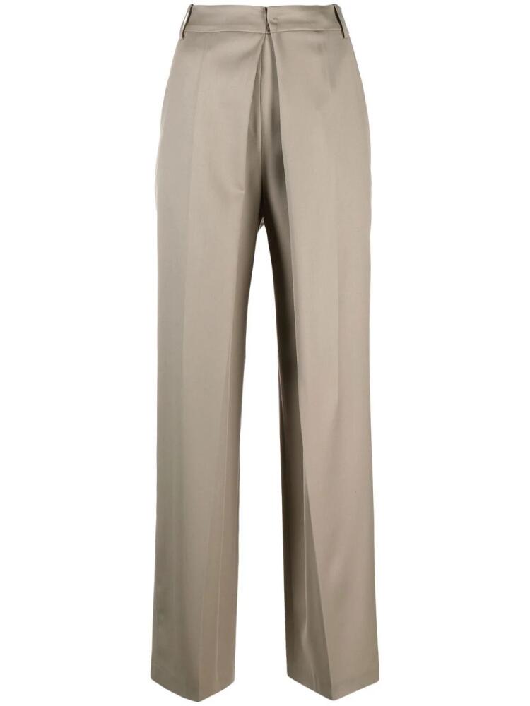 Low Classic pleat-detail tailored trousers - Grey Cover