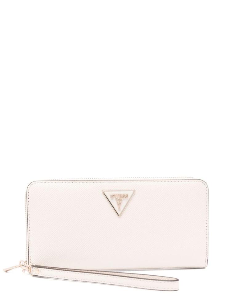 GUESS USA logo-plaque wallet - Neutrals Cover