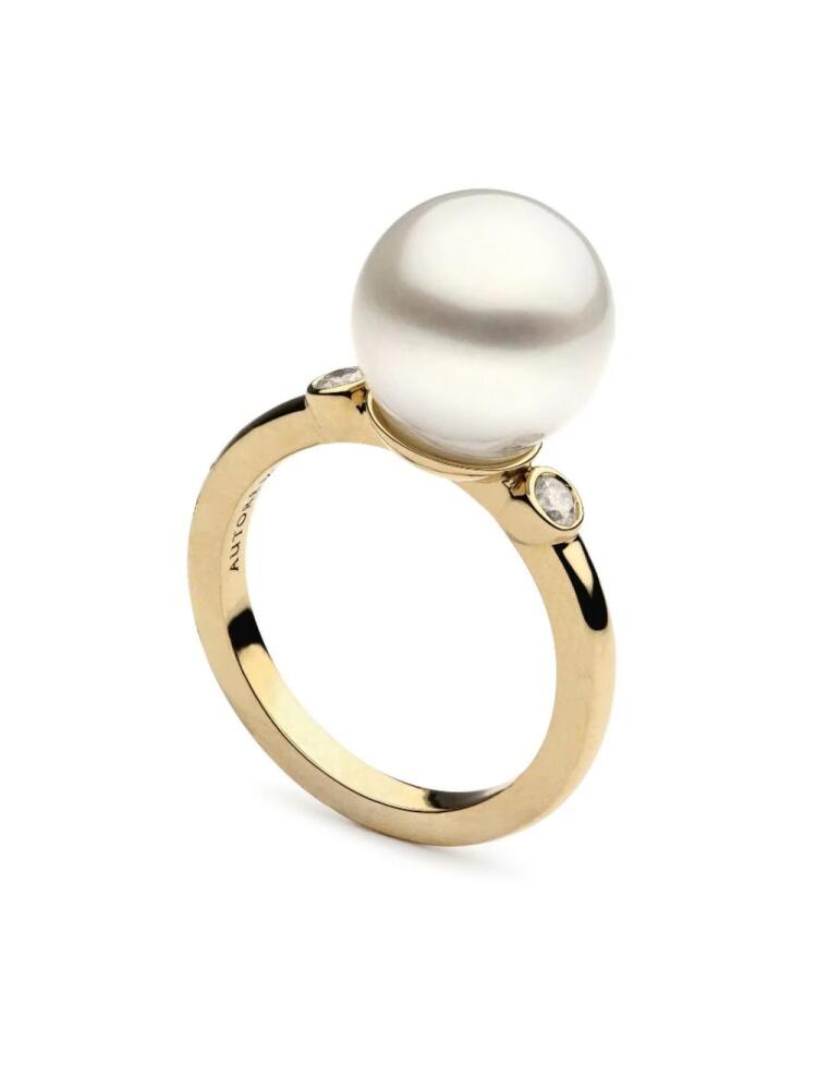 AUTORE MODA 9kt yellow gold Allegra South Sea Pearl ring Cover