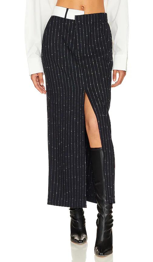 Steve Madden Maaike Maxi Skirt in Navy Cover