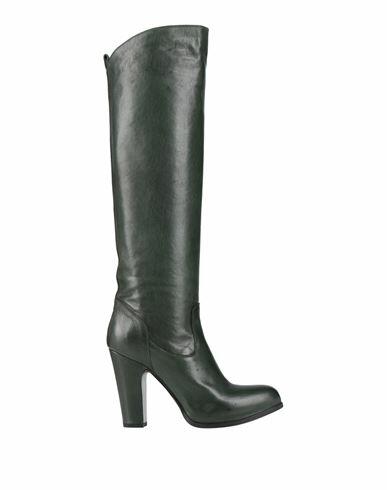 Sartore Woman Boot Dark green Leather Cover