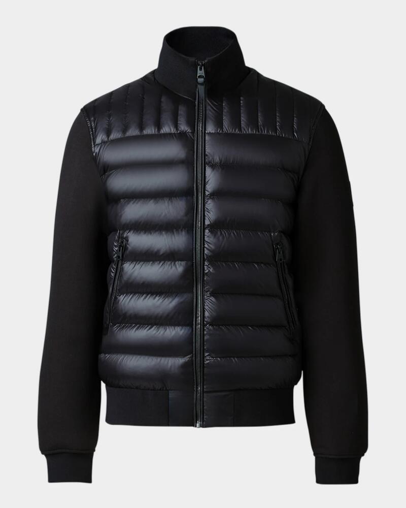 Mackage Men's Collin Mixed-Media Down Jacket Cover