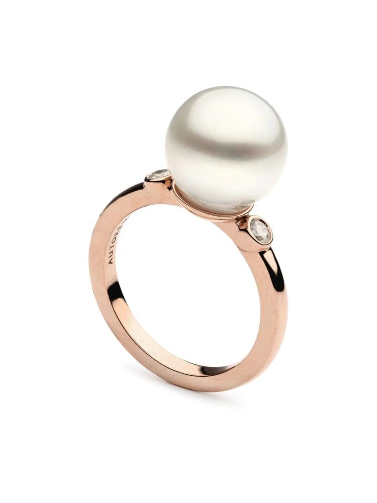 AUTORE MODA 9kt rose gold Allegra South Sea Pearl ring - Pink Cover