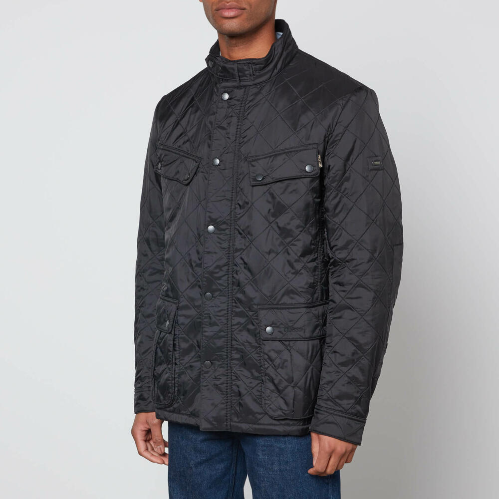 Barbour International Men's Ariel Polarquilt Jacket - Black Cover