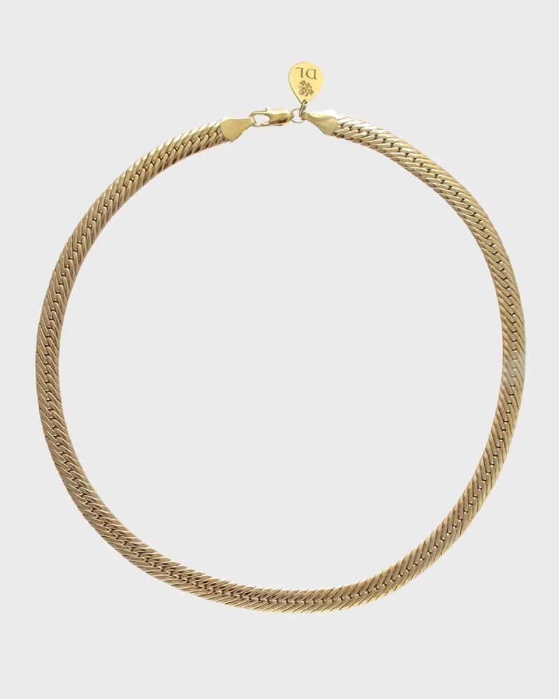 Devon Leigh Herringbone Chain Necklace Cover