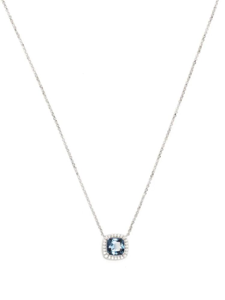 APM Monaco square-pendant necklace - Blue Cover