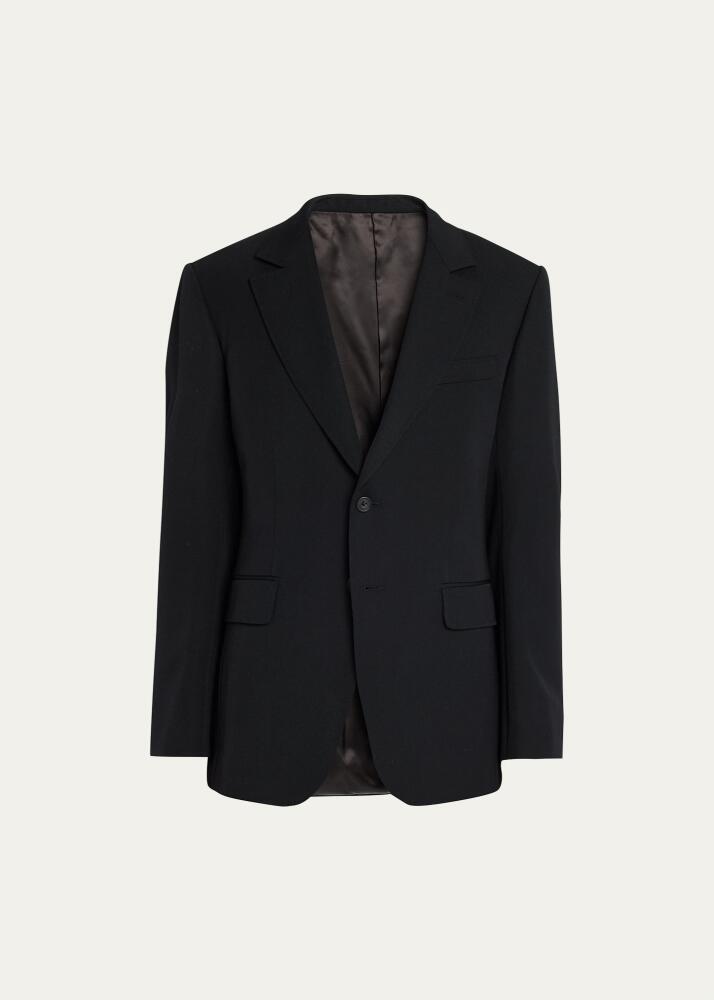 Berluti Men's Solid Wool Suit Jacket Cover