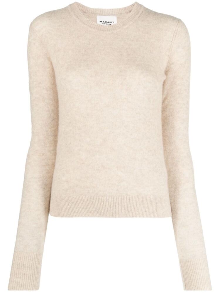 MARANT ÉTOILE mélange-effect crew-neck jumper - Neutrals Cover