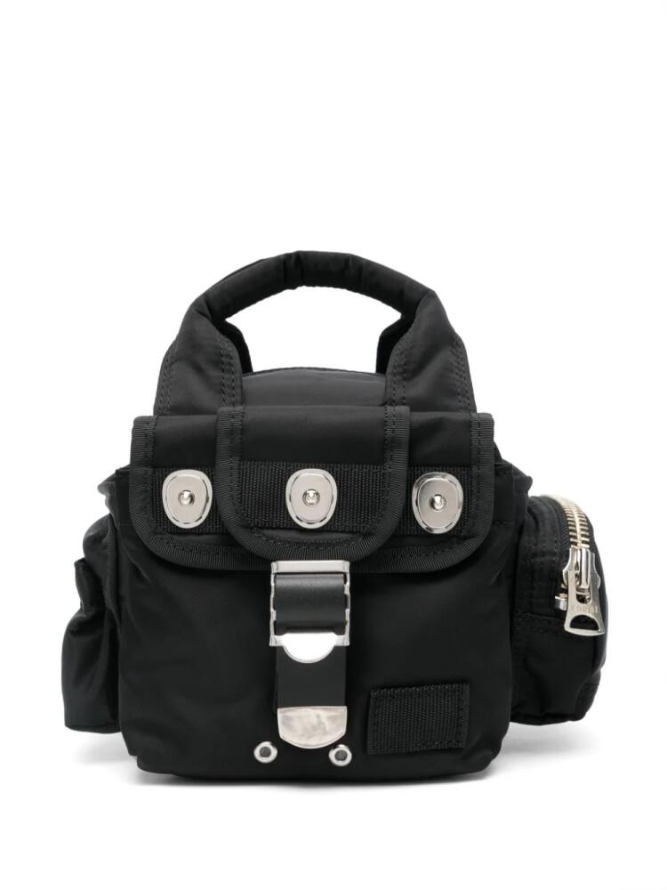 sacai Porter Pocket Mini Boston tote bag - Black Cover