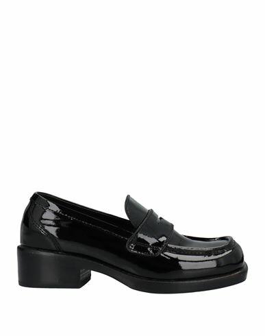 Jeffrey Campbell Woman Loafers Black Soft Leather Cover