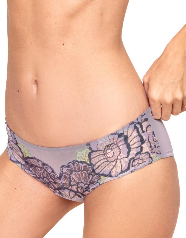 Adore Me Colete Hipster Panties in Floral Grey Cover