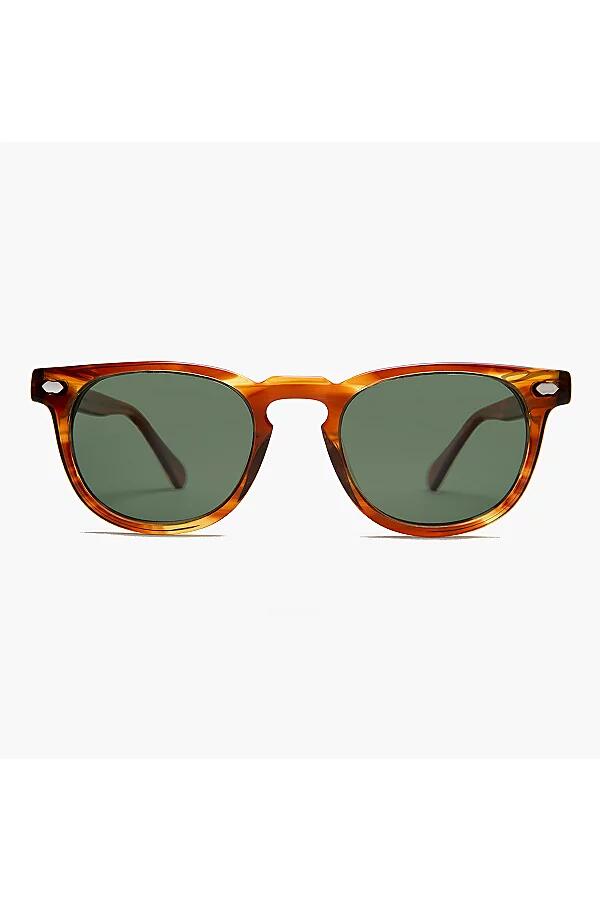 Sunglass Museum Benson Polarized Sunglasses in Tortoise/Green Cover