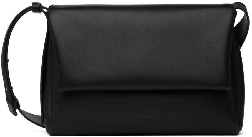 Jil Sander Black Folded Messenger Small Bag Cover