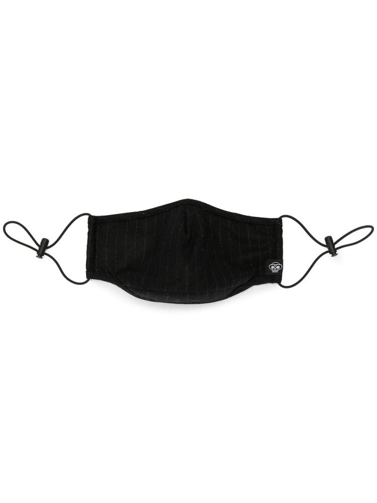 Mostly Heard Rarely Seen pinstripe face mask - Black Cover