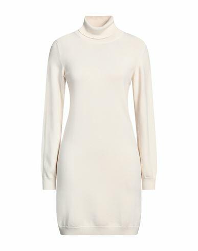 Haveone Woman Mini dress Cream Viscose, Polyamide Cover