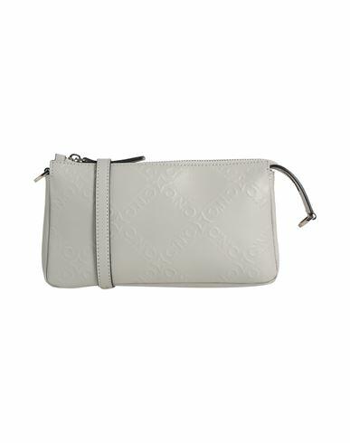 C'n'c' Costume National Woman Cross-body bag Light grey Leather Cover