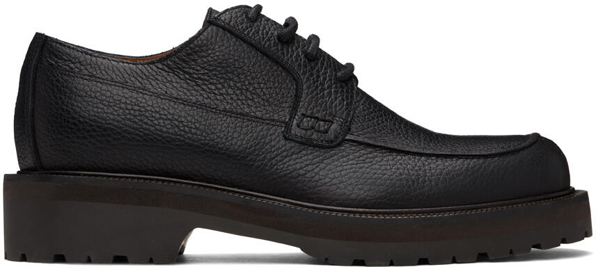 Dries Van Noten Black Leather Derbys Cover