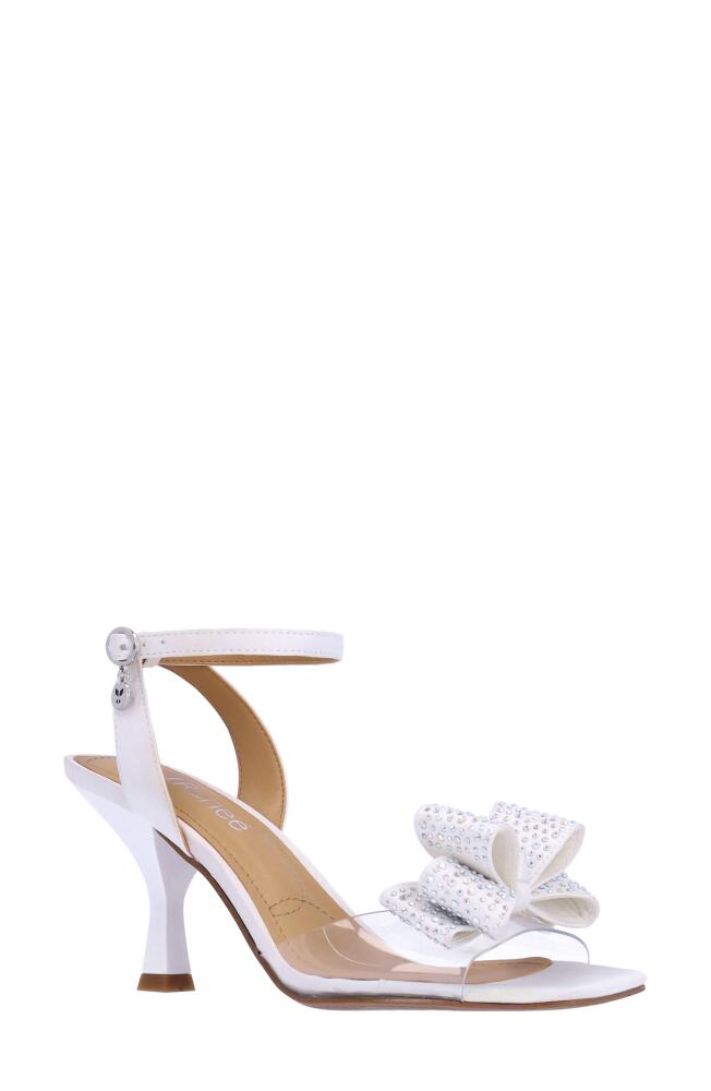 J. Reneé Nishia Ankle Strap Sandal in Clear/White Cover