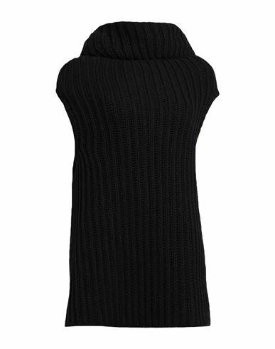 Ann Demeulemeester Woman Cardigan Black Virgin Wool, Alpaca wool Cover